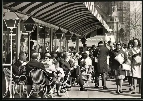 Fotografie unbekannter Fotograf, Ansicht Berlin, Cafe Kranzler am Kurfürstendamm