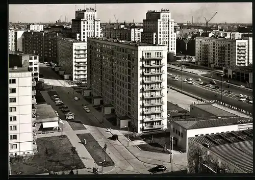 Fotografie unbekannter Fotograf, Ansicht Berlin, Wohnhäuser am Straussberger-Platz