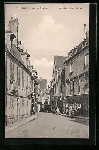 AK Bourges, La Rue Mirebeau