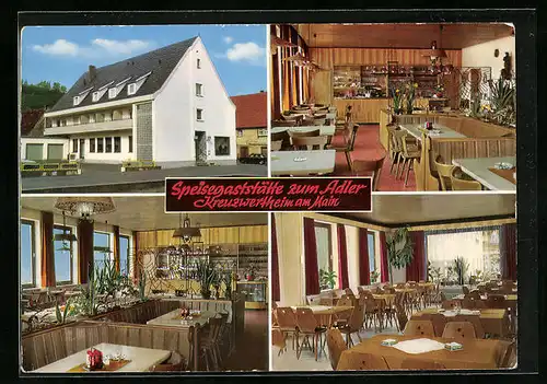 AK Kreuzwertheim am Main, Gasthaus zum Adler