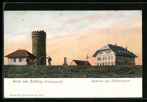 AK Feldberg /Schwarzwald, Gasthaus zum Feldbergthurm