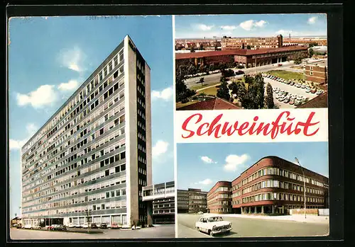 AK Schweinfurt /Main, SKF Kugellagerfabrik, Verwaltung