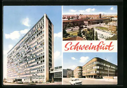 AK Schweinfurt /Main, SKF Kugellagerfabrik, Verwaltungsbau