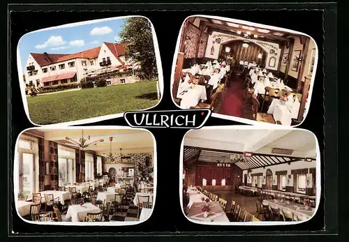 AK Elfershausen / Unterfranken, Gästehaus Ullrich von innen und aussen