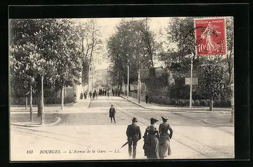 AK Bourges, L`Avenue de la Gare