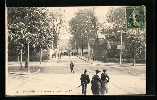 AK Bourges, L`Avenue de la Gare