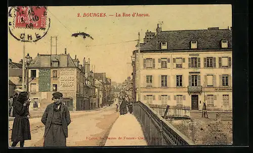 AK Bourges, La Rue d`Auron