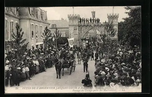 AK Bourges, Fetes de l`Argentier Jacques Coeur, Passage du Cortège porte des Marronniers