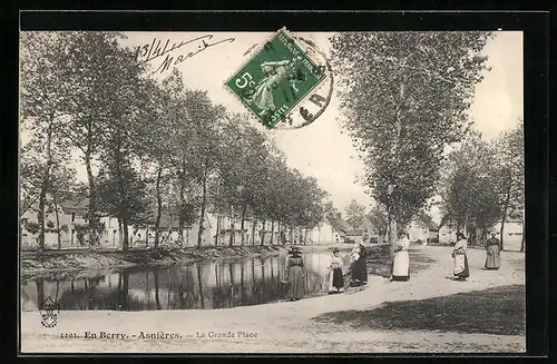 AK Asnières, La Grande Place