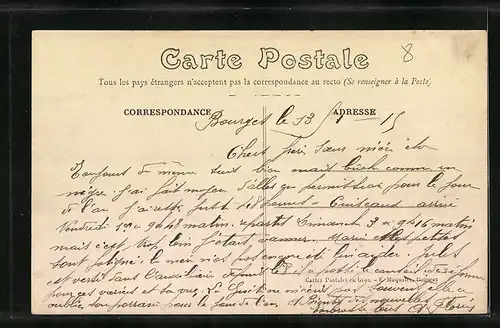 AK Bourges, Rue de Dun-sur-Auron