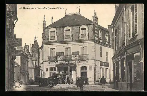 AK Bourges, Place des Quatre-Piliers