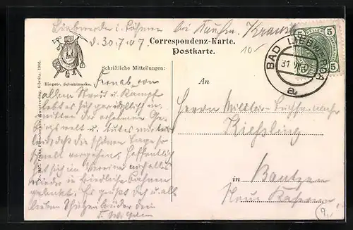 AK Bad Liebwerda / Lazne Libverda, Graf Clam-Gallas'sches Kurhaus