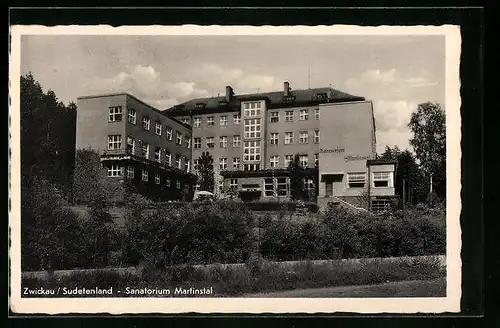 AK Zwickau i.B. / Cvikov, Sanatorium Martinstal