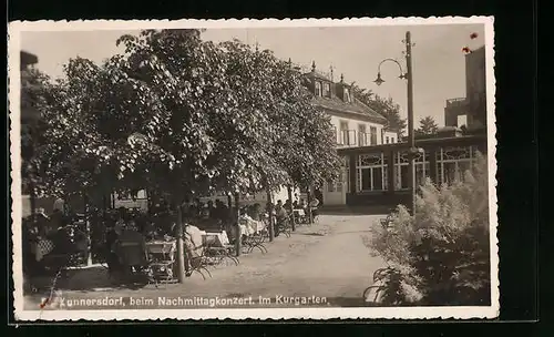 AK Kunnersdorf, Restaurant im Kurgarten