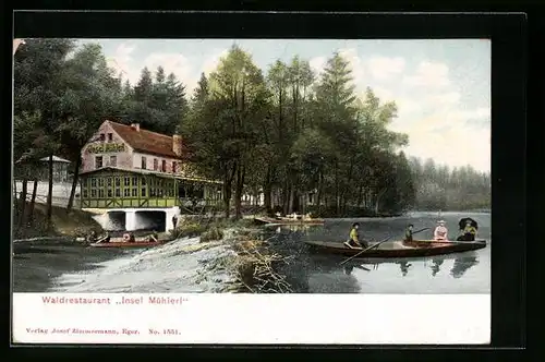 AK Eger, Waldrestaurant Insel Mühlerl