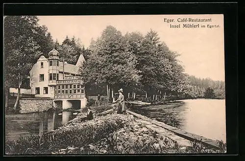 AK Eger, Cafe-Restaurant Insel Mühlerl