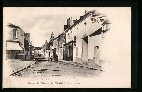 AK Outarville, Rue Principale