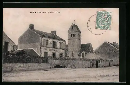 AK Andonville, L`Eglise et l`Ecole