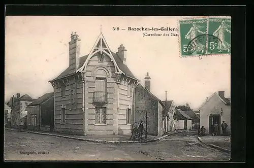 AK Bazoches-les-Gallerandes, Carrefour des Garennes