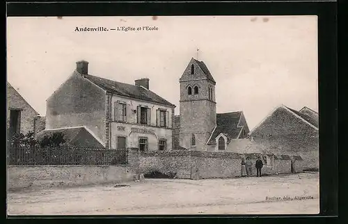 AK Andonville, L`Eglise et l`Ecole