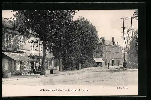 AK Malesherbes, Quartier de la Gare