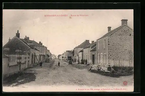 AK Sermaises-du-Loiret, Route de Pithiviers