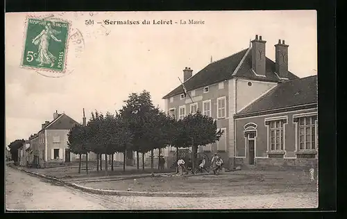 AK Sermaises du Loiret, La Mairie