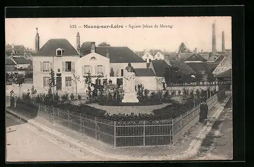 AK Meung-sur-Loire, Square Jehan de Meung