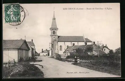 AK Les Choux, Route de Chatillon - L`Eglise