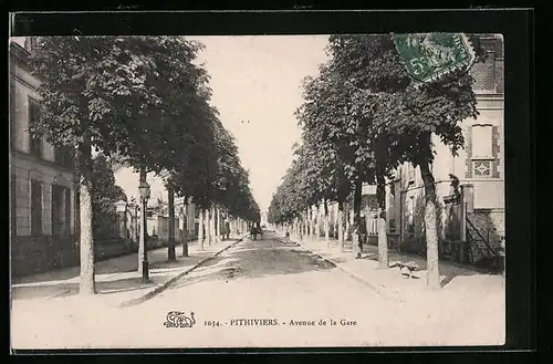 AK Pithiviers, Avenue de la Gare