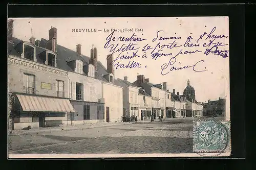 AK Neuville-aux-Bois, La Place (Cote Est)