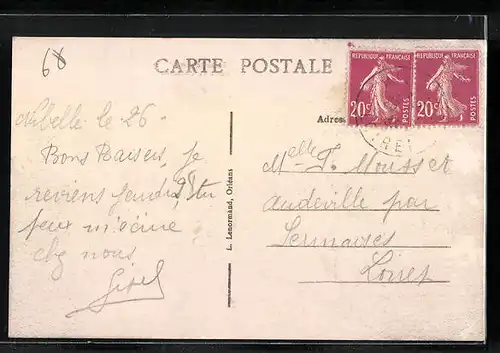 AK Nibelle, Route de Chambon