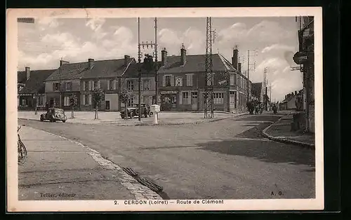 AK Cerdon, Route de Clémont