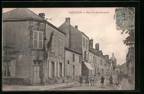 AK Neuville, Rue de la Gendarmerie