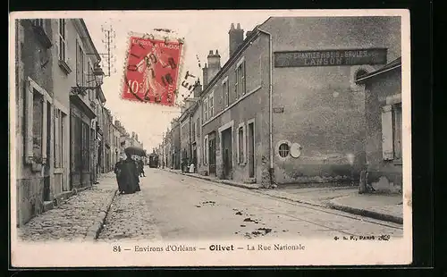 AK Olivet, La Rue Nationale