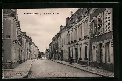 AK Puiseaux, Rue Saint-Jacques