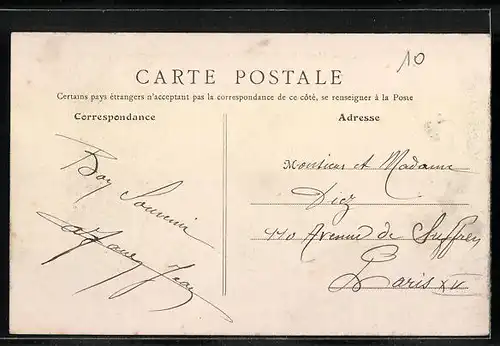 AK Marcilly-en-Villette, La Place