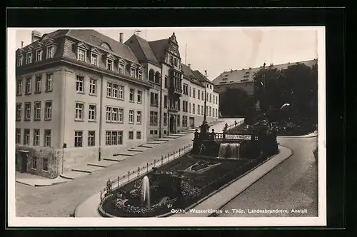 AK Gotha, Wasserkünste und Thür. Landesbrandvers. Anstalt