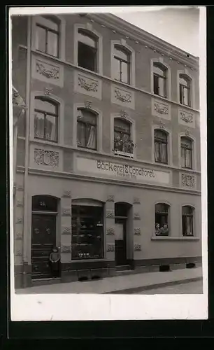 Foto-AK Bleicherode, Bäckerei Friedrich Otto, Hauptstrasse 34