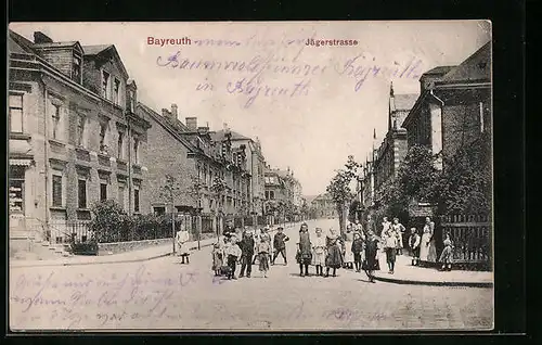 AK Bayreuth, Kinder in der Jägerstrasse