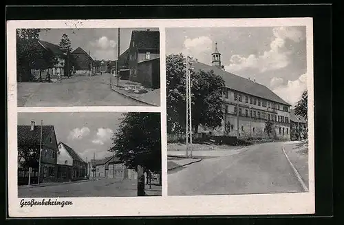 AK Grossenbehringen, Verschiedene Strassenpartien
