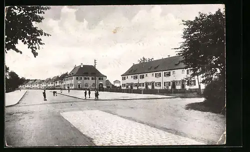 AK Nürnberg, Geschäftshäusergruppe in der Siedlung Loher-Moos