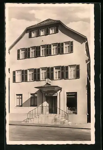 AK Welzheim, Gasthof Traube und Stern