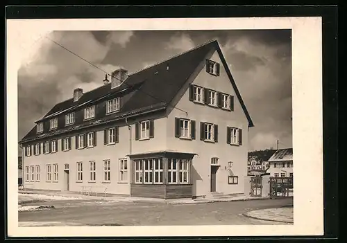 AK Esslingen am Neckar, Blick auf den neuen Städtischen Bauhof, Verwaltungs- u. Gefolgschafts-Gebäude