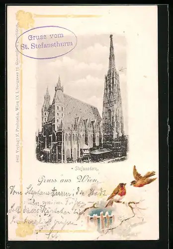 AK Wien, Stefansdom, Aussenansicht