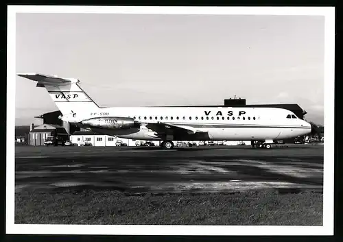 Fotografie Flugzeug BAC 1-11, Passagierflugzeug der VASP, Kennung PP-SRU