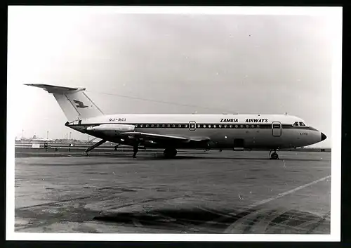 Fotografie Flugzeug BAC 1-11, Passagierflugzeug der Zambia Airways, Kennung 9J-RCI