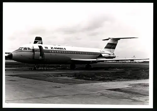Fotografie Flugzeug BAC 1-11, Passagierflugzeug der Zambia, Kennung 9J-RCI