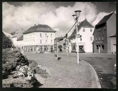 12 Fotografien Ansicht Apolda, PGH Film und Bild, Autor J. Helmerichs, Leben im Sozialismus, Trabant, POS Otto Grotewohl