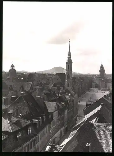 11 Fotografien Ansicht Görlitz, PGH Film & Bild, Autor Walter Wolff, Leben im Sozialismus, Centrum-Kaufhaus, Strassenbahn